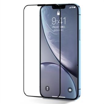 JOYROOM JR-H03 Ultra kirkas karkaistu lasikalvo iPhone 14 Max 6,7 tuumalle, Full Glue Full Covering Silkki Printing Näytönsuoja