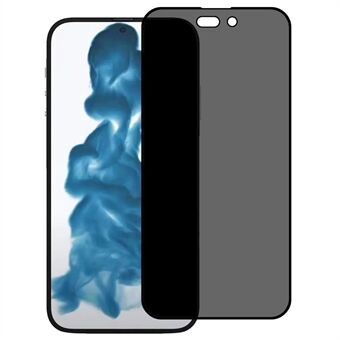 IPhone 14 Pro Max 6,7 tuuman Täyspeittoinen Anti- Spy Tempered Glass Film Full Glue Silk Printing Näytönsuoja