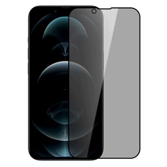 NILLKIN Anti- Spy näytönsuoja iPhone 14:lle, särkymätön koko peittävä karkaistu lasikalvo näytönsuoja