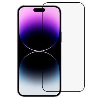 IPhone 14 Pro Max Ultra kirkas korkea alumiinipii lasi näytönsuoja Täyskansi Täysi liima Scratch kalvo helpolla asennussarjalla