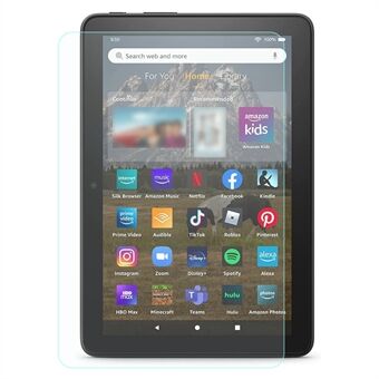 Amazon Fire HD 8 Kids Pro (2022) -puhelimeen 0,3 mm:n Edge karkaistu räjähdyssuojattu HD Clear, täydellinen peittävä näytönsuoja
