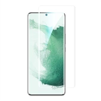 Samsung Galaxy S22+ 5G Ultra Clear Side Glue Kaareva karkaistu lasikalvo Scratch Särkyttävä koko näytön suoja