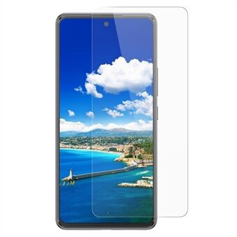 AMORUS Samsung Galaxy A54 5G:lle räjähdyssuojattu 2.5D Arc Edge korkea alumiini-silikonilasikalvo ultrakirkas näytönsuoja