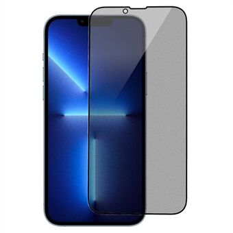 RURIHAI iPhone 13 Pro Max 6,7 tuuman / 14 Plus Anti- Spy Full Glue -suojakalvolle AG Matta korkea alumiini-silikonilasi koko näytönsuoja