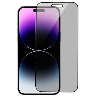 RURIHAI iPhone 14 Pro AG Matte Sormenjälkiä estävä korkea alumiini-silikonilasi koko näytön suojakalvo Spy estävä suojakalvo