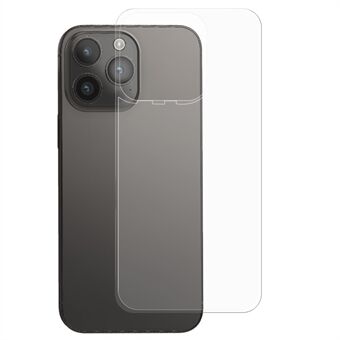 RURIHAI HD läpinäkyvä puhelimen selkäsuoja iPhone 14 Pro, 0,26 mm 3D kuumataivutus korkea alumiini-silikonilasiselkäkalvo