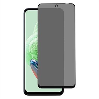 Xiaomi Redmi Note 12 5G (Kiina) / Note 12 5G (Intia) / Poco X5 5G Anti- Spy -puhelimen koko näytön suojakalvo korkea alumiinipii lasikalvo