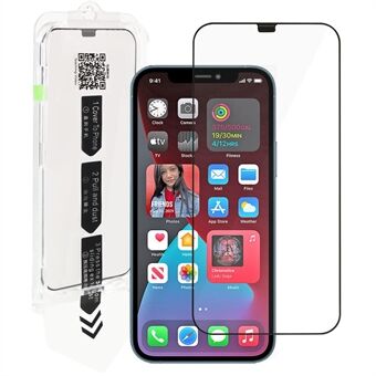 RURIHAI iPhone 12 Pro Max -puhelimen näytönsuoja Ultra kirkas korkea alumiinipii lasi antistaattinen näytön kalvo