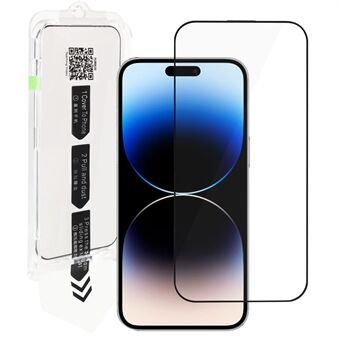 RURIHAI iPhone 14 Pro Antistaattinen näytönsuoja HD kirkas korkea alumiinipii lasi puhelimen näytön kalvo