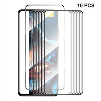 ENKAY HAT Prince 10 kpl Xiaomi Poco X5 5G / Redmi Note 12 5G (Kiina) / (Intia) silkkipainatus 0,26 mm 9H 2,5D korkea alumiinipii lasikalvo