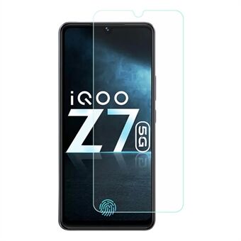 Vivo iQOO Z7 5G 0,3 mm Arc Edge karkaistu lasi puhelimen näytönsuoja Räjähdyssuojattu näytön kalvo