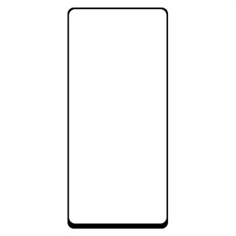 Xiaomi Redmi Note 12 4G Full Glue -puhelimen näytönsuojalle Silkkitulostus karkaistu lasi koko kansikalvo