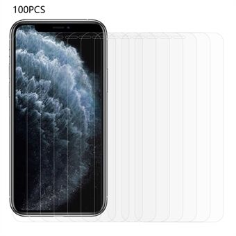 100 kpl iPhone 11 Pro 5,8 tuuman räjähdyssuojattu näyttökalvo Ultra Clear Arc Edge karkaistu lasi näytönsuoja