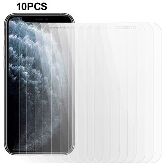 10 kpl / setti iPhone 11 puhelimen näytönsuojalle karkaistu lasi 0,3 mm 2,5D Scratch HD kirkas kalvo