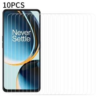 RURIHAI 10 kpl OnePlus Nord CE 3 Lite 5G Medium Aluminium Glass 0.18mm 2.5D puhelimen näytönsuoja