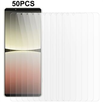 50 kpl / sarja Sony Xperia 5 IV 5G karkaistu lasi näytönsuoja 2,5D 0,3 mm räjähdyssuojattu HD kirkas kalvo