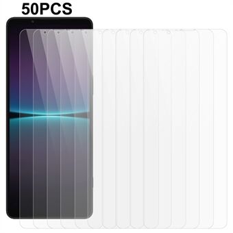 50 kpl / sarja Sony Xperia 1 IV 5G räjähdyssuojattu karkaistu lasikalvo 2,5D 0,3 mm näytönsuoja