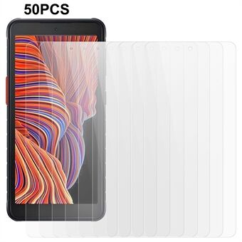 50 kpl / sarja Samsung Galaxy Xcover 5 karkaistu lasi näytönsuoja 2.5D 0.3mm Scratch näytön kalvo
