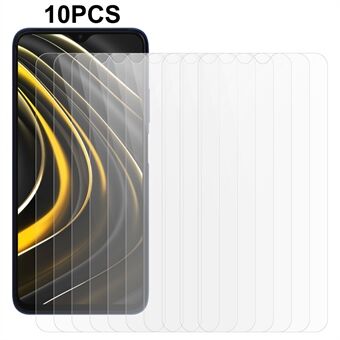 10 kpl / sarja Xiaomi Poco M3 / Redmi 9T / 9 Power / Note 9 4G (Qualcomm Snapdragon 662) Näytönsuoja Karkaistu lasi 0.3mm 2.5D Film