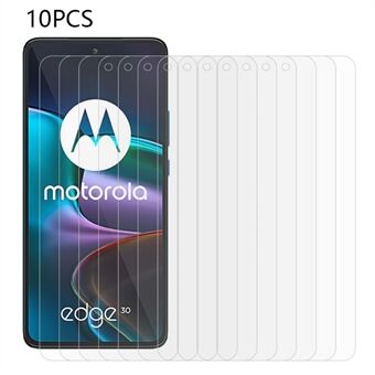 10 kpl Motorola Edge 30 5G karkaistua lasia älypuhelimen näyttökalvolle 0,3 mm näytönsuoja 2,5D Arc Edge