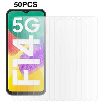 50 kpl / setti Samsung Galaxy F14 5G puhelimen näytönsuojalle räjähdyssuojattu 2,5D 0,3 mm karkaistu lasikalvo