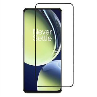OnePlus Nord CE 3 Lite 5G Full Glue Tempered Glass Film Black Edge Silkki Printing Puhelimen koko näytön suojakalvolle