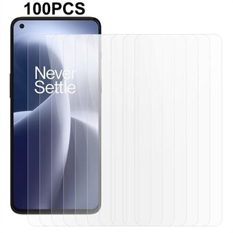 100 kpl OnePlus Nord 2T 5G Tempered Glass Ultra Clear puhelimen näytönsuojalle Täysliimainen Scratch kalvo