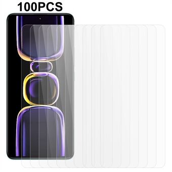 100 kpl Xiaomi Redmi K60 5G / K60 Pro 5G karkaistu lasi puhelimen näytönsuoja Full Glue HD kirkas kalvo