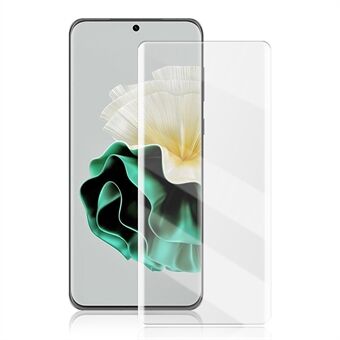 AMORUS Huawei P60 / P60 Pro -puhelimen koko näytön suojakalvo 3D Kaareva UV nestemäinen karkaistu lasi HD kirkas kalvo