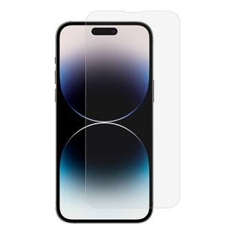 AMORUS iPhone 14 Pro Max Kristallinkirkas näytönsuoja HD Full Glue karkaistu lasikalvo