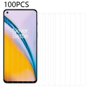 100 kpl OnePlus Nord 3 5G puhelimen näytönsuojalle Pölynkestävä karkaistu lasi näytönsuojakalvo