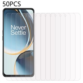 50 kpl 0,3 mm kirkas näytönsuoja OnePlus Nord N30 5G:lle, Scratch 2,5D karkaistu lasikalvo