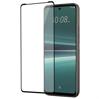 HTC U23 Pro 5G -puhelimelle koko näytön suojakalvo silkkitulostus karkaistu lasi Full Glue HD kirkas kalvo