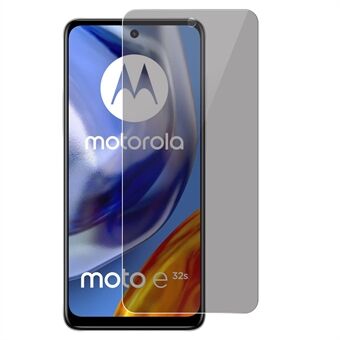 Motorola Moto E32s 4G koko näytön näytönsuoja Spy estävälle 0,3 mm:n Edge karkaistua lasia