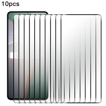 RURIHAI 10 kpl for vivo iQOO 11S 5G korkea alumiinipii lasikalvo toissijaisesti kovettunut 2,5D 0,26 mm näytönsuoja