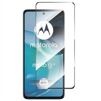 ENKAY HAT Prince Motorola Moto G72 4G / G71s 5G korkea alumiinipii lasikirkas kalvo 0,26 mm 2,5D 9H näytönsuoja
