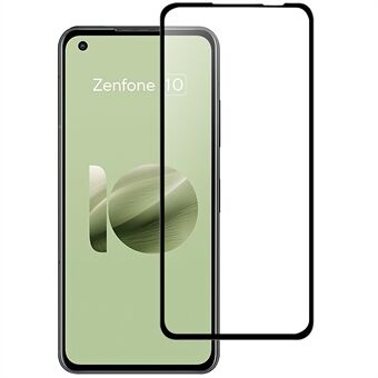 Asus Zenfone 10 5G Full Glue HD kirkkaalle puhelimen näytönsuojalle Black Edge AGC Glass Näytön suojakalvo