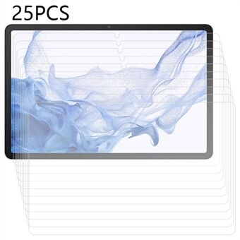25 kpl näytönsuoja Samsung Galaxy Tab S7 / S8 , karkaistu lasi Ultra kirkas tabletin näyttökalvo