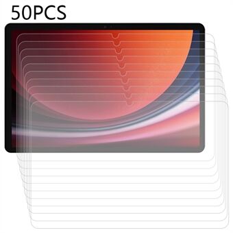 50 kpl karkaistu lasikalvo Samsung Galaxy Tab S9:lle, HD läpinäkyvä Scratch tabletin näytönsuoja