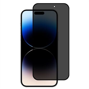 IPhone 15 Pro Max:lle Silk Printing Näytönsuoja Täysliima Täyskansi Korkea alumiinipii lasinen piiskaamista estävä kalvo