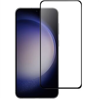 Samsung Galaxy S23 FE -puhelimen näytönsuojalle Black Edge Full Glue AGC Glass Screen Film Guard