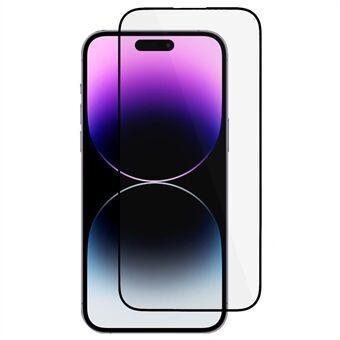 IPhone 15 Pro Max Full Cover -näytönsuoja Täysliima Antistaattinen Pölynkestävä karkaistu lasikalvo