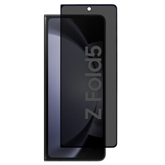 Samsung Galaxy Z Fold5 5G Black Edge näytönsuojalle 180 asteen Anti Spy Silk Printing karkaistu lasikalvo