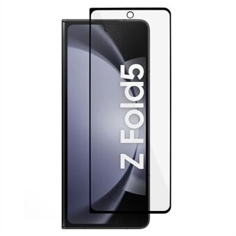 Samsung Galaxy Z Fold5 5G Matte Sormenjälkiä estävälle näytönsuojalle Black Edge Silkkitulostus Full Glue Karkaistu lasikalvo
