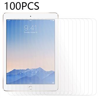 100 kpl karkaistu lasikalvo iPad Airille (2013) / Air 2 / iPad 9,7 tuumaa (2017) / (2018) / iPad Pro 9,7 tuumaa (2016), Ultra kirkas tabletin näytönsuoja