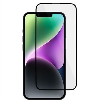 IPhone 15 Plus :lle karkaistu lasikalvo Full Glue 20D silkkitulostus Täydellinen näytön peittävä suoja