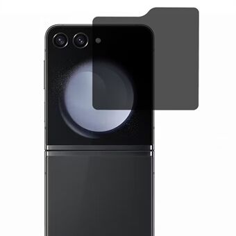 Samsung Galaxy Z Flip5 5G Anti- Spy Back Näytönsuoja Scratch karkaistu lasikalvo