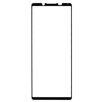 Sony Xperia 5 V:lle Täyspeitto karkaistu lasikalvo Täysliima Musta Edge Silkkitulostus kirkas näytönsuoja