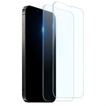 NORTHJO 2kpl/setti iPhone 14 Pro 6,1 tuumaa A+ 0,3 mm 2,5D 9H Kovuus Korkea alumiini-piilasi Ultra kirkas näytönsuoja
