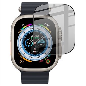 IMAK Apple Watch Ultralle 49mm Täyspeitto Anti Spy Tempered Glass Protector Anti-Peep Smartwatch näytön kalvo